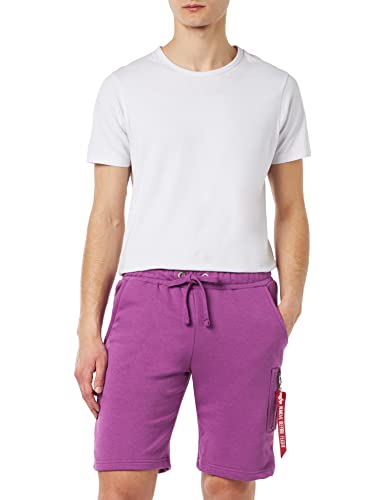 Alpha Herren Industries X-Fit Cargo vielseitige Shorts, Dark Magenta, L von ALPHA INDUSTRIES