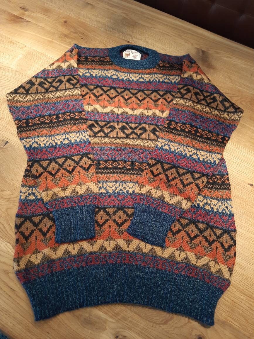 Pullover Aus Babyalpakawolle Mit Muster Pullover Aus Babyalpakawolle Mit Muster von AlphaAlpakaUnikate