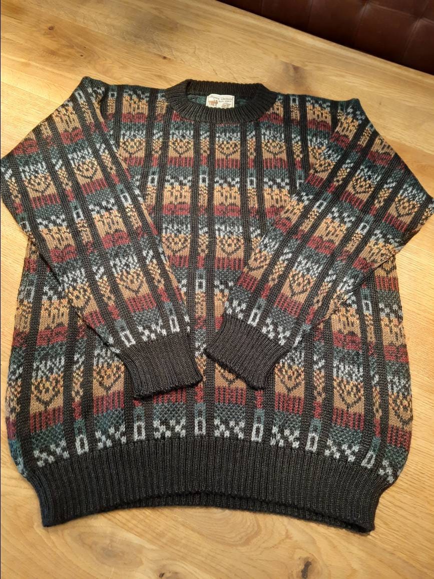 Pullover Aus Babyalpakawolle Mit Muster Pullover Aus Babyalpakawolle Mit Muster von AlphaAlpakaUnikate
