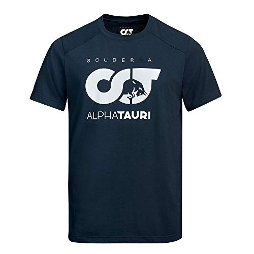 AlphaTauri Scuderia T-Shirt, Herren - Official Merchandise (Blau, L) von AlphaTauri