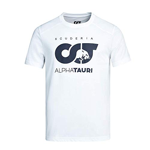 AlphaTauri Scuderia T-Shirt, Herren - Official Merchandise (Weiss, M) von AlphaTauri