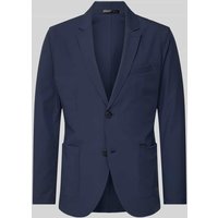 AlphaTauri Slim Fit 2-Knopf-Sakko mit Reverskragen Modell 'OBOSS' in Marine, Größe M von AlphaTauri