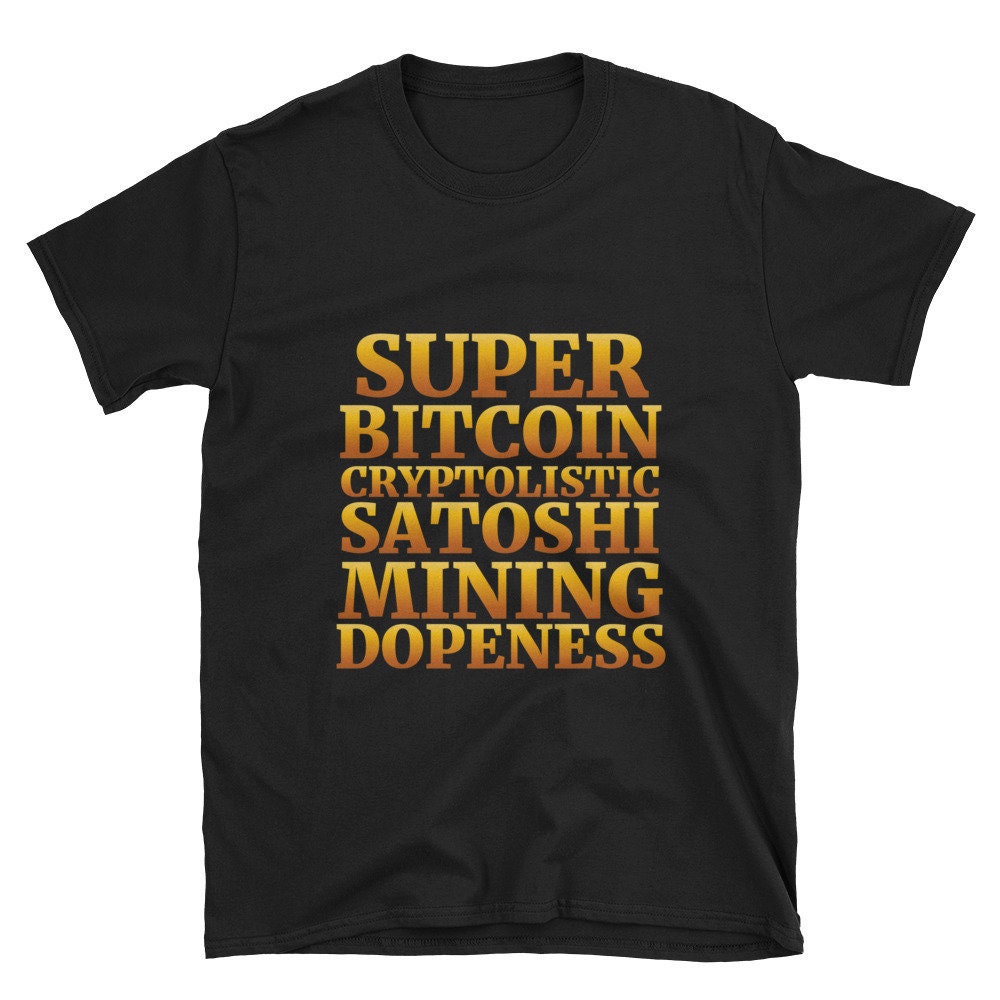 Tshirt - Bitcoin Worte Kurzarm-Unisex T-Shirt Tshirt - Bitcoin Worte Kurzarm-Unisex T-Shirt von AlphaWallets