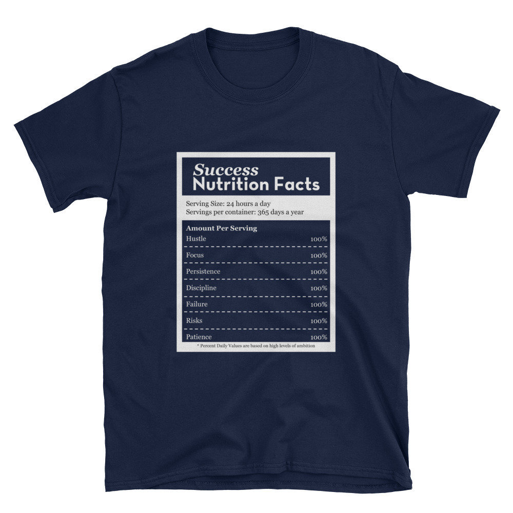 Tshirt - Erfolg Nährwerte Kurzarm-Unisex T-Shirt Tshirt - Erfolg Nährwerte Kurzarm-Unisex T-Shirt von AlphaWallets
