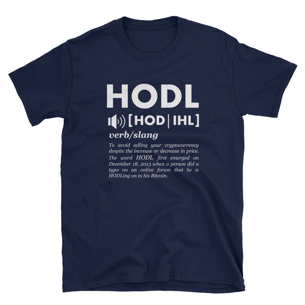 Tshirt - Hodl Kurzarm-Unisex T-Shirt Tshirt - Hodl Kurzarm-Unisex T-Shirt von AlphaWallets
