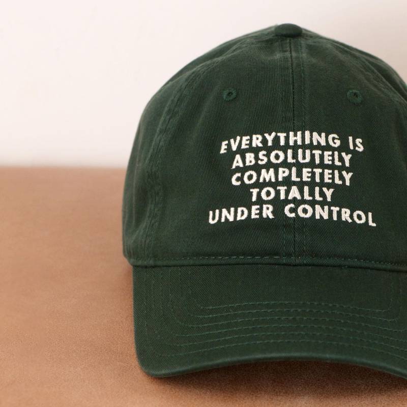 Alles Ist Unter Kontrolle Baumwoll-Baseballmütze - Papa Geschenk Bestickte Dad-Mütze Baseballmütze Vatertagsgeschenk Sommermütze von AlphabetBags