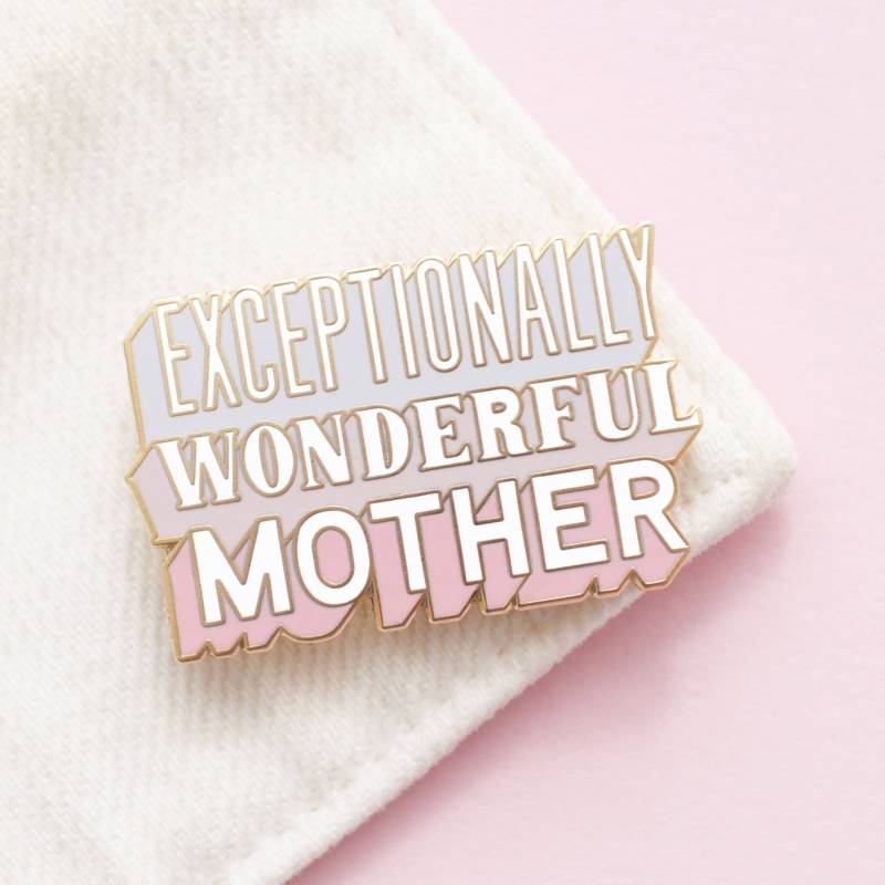 Aussergewöhnlich Wunderbarer Mutter Pin - Mama Geschenk Für Emaille Anstecknadel von AlphabetBags