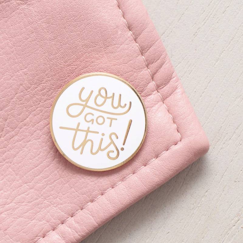 You Got This Pin - Motivations Hard Enamel Flair Brosche Anstecknadel Pins Slogan Quirky Abzeichen You Got This Pin - Motivations Hard Enamel Flair Brosche Anstecknadel Pins Slogan Quirky Abzeichen von AlphabetBags