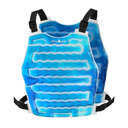 Alphacool Original Kühlende Eisweste für Damen und Herren - Wiederverwendbare Flexible Kühlweste mit Verstellbaren Trägern - Einheitsgröße Weste für Heißes Wetter Arbeiten im Freien, Blau, Alphacool Original Kühlende Eisweste für Damen und Herren - Wiederverwendbare Flexible Kühlweste mit Verstellbaren Trägern - Einheitsgröße Weste für Heißes Wetter Arbeiten im Freien, Blau, von Alphacool
