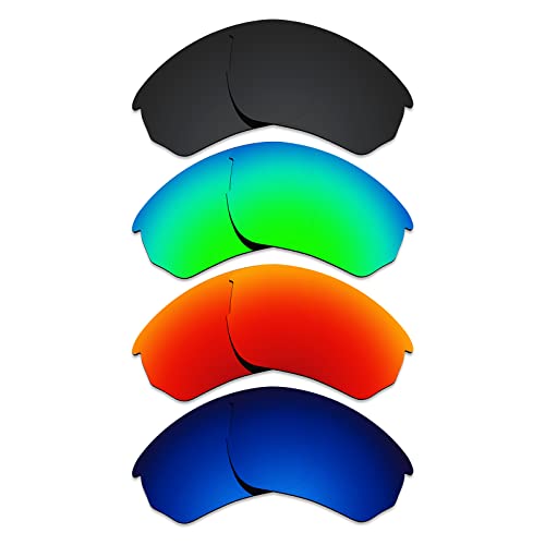 Alphax Polarisierte Ersatzgläser für Oakley Flak Beta OO9363 – mehrere Optionen, Stealth Black + Smaragdgrün + Feuerrot + tiefes Wasser, Flak Beta OO9363 Alphax Polarisierte Ersatzgläser für Oakley Flak Beta OO9363 – mehrere Optionen, Stealth Black + Smaragdgrün + Feuerrot + tiefes Wasser, Flak Beta OO9363 von Alphax
