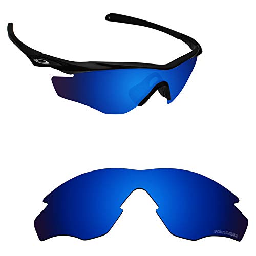 Alphax polarisierte Ersatzgläser für Oakley M2 Frame XL - mehrere Optionen, (Deep Water Optimized Polarized Engraved), Einheitsgröße von Alphax