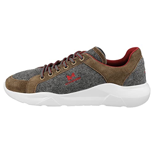 Alpin de Luxe Merino Herren Sneakers - Herren Schuh aus Merinowolle Montefuego (Grau Braun, eu_Footwear_Size_System, Adult, Numeric, medium, Numeric_41) von Alpin de Luxe