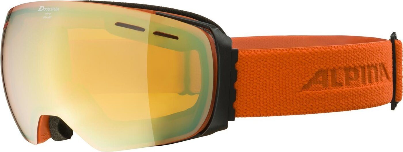 Alpina Sports Skibrille GRANBY Q-LITE BLACK-PUMPKIN MATT von Alpina Sports