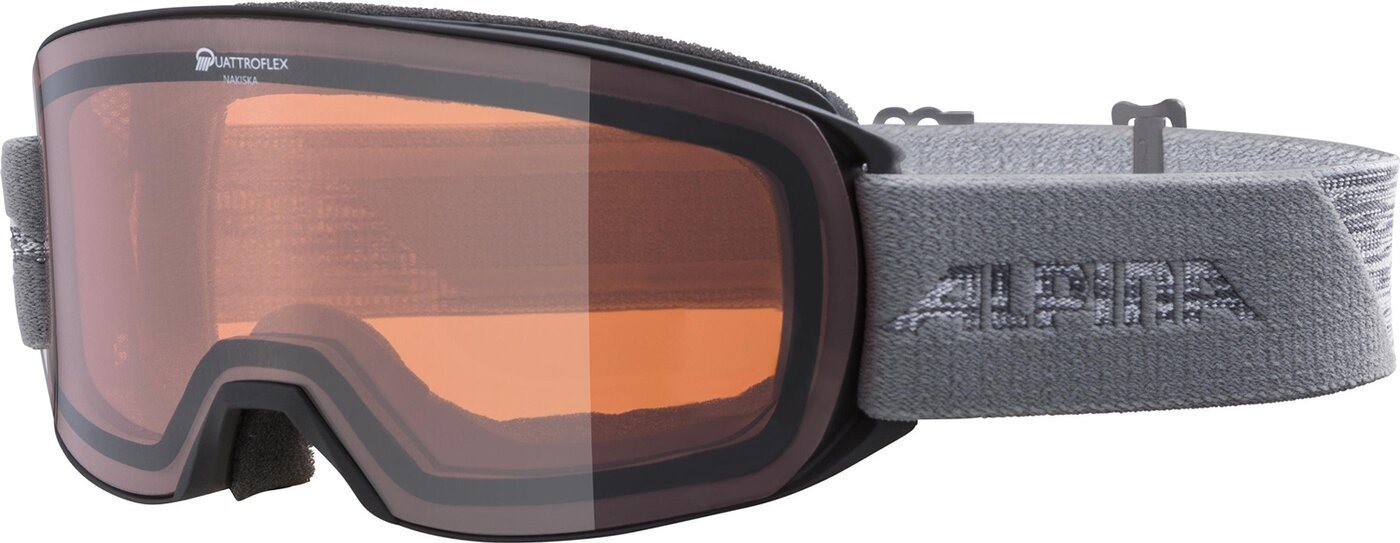 Alpina Sports Skibrille NAKISKA Q BLACK-GREY MATT, (1-St) von Alpina Sports