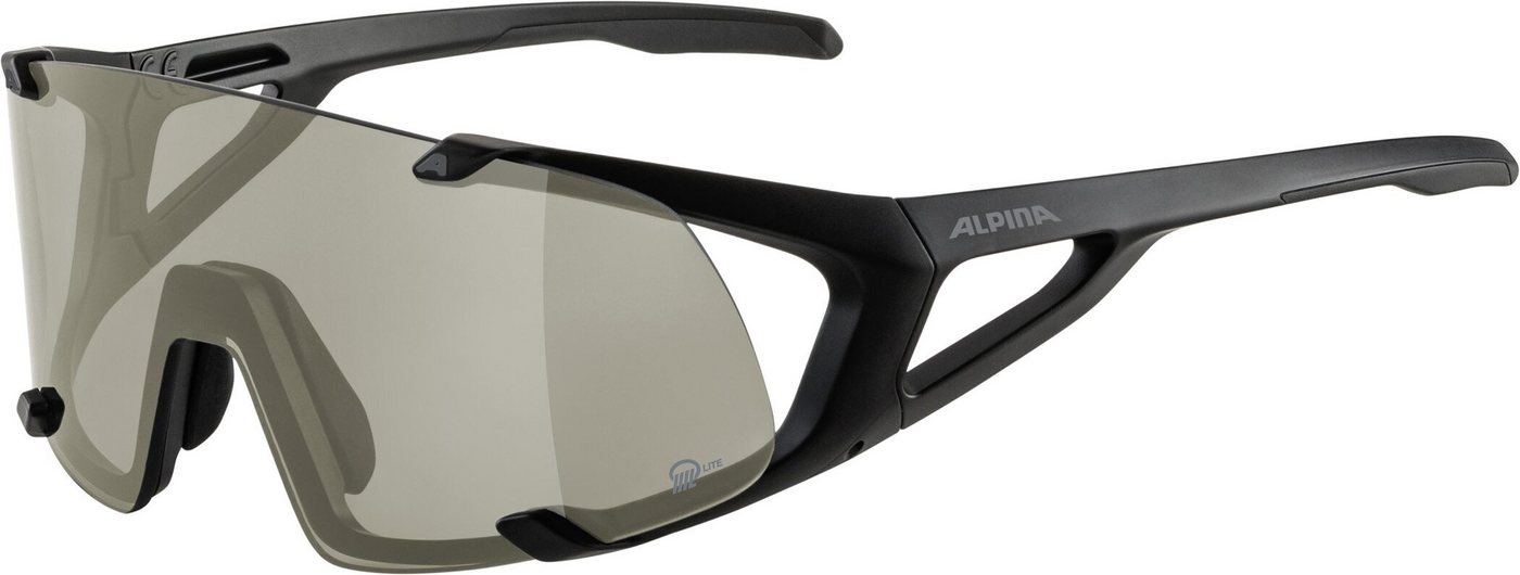 Alpina Sports Sonnenbrille HAWKEYE Q-LITE BLACK MATT von Alpina Sports