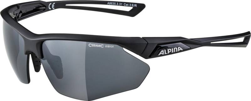 Alpina Sports Sonnenbrille NYLOS HR BLACK MATT von Alpina Sports