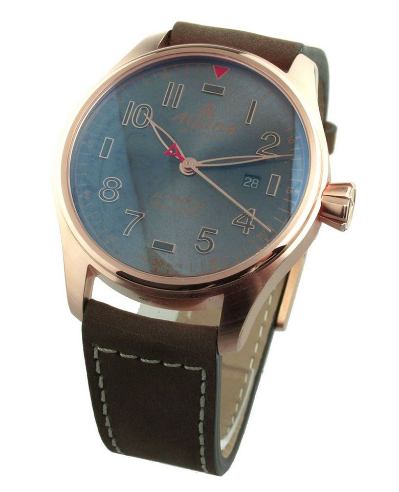 Alpina Watches Automatikuhr Swiss Made AL-525GG4S24 Startimer Pilot Herren Uhr, Saphirglas, schweizer Automatikwerk von Alpina Watches