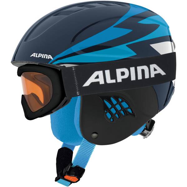 ALPINA Kinder Skihelm "Carat" mit Skibrille "Ruby S SH" Set von Alpina