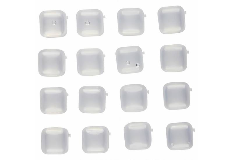 *Alpina* Eiswürfel-Steine 16x EISWÜRFEL Set Kunststoff wiederverwendbar 68 (Transparent), Kühlsteine Eis Cube Würfel Eiswürfel Dauereiswürfel von *Alpina*