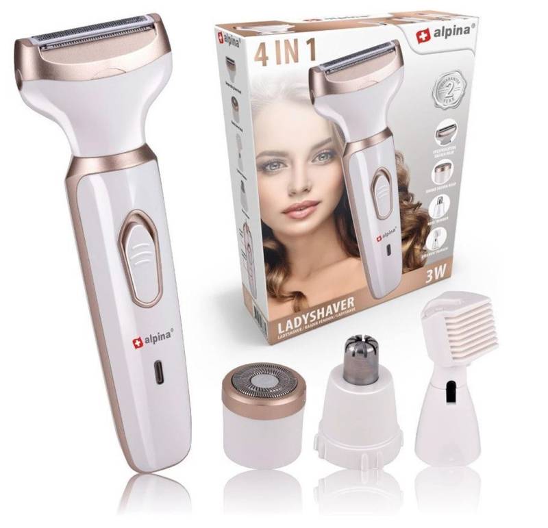 *Alpina* Körperrasierer Multifunktions-Damenrasierer, 4 in 1 Funktion von *Alpina*