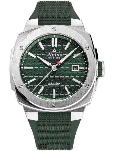 Alpina Herren Analog Quarz Uhr mit Edelstahl Armband mid-39682 von Alpina