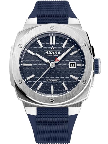 Alpina Herren Analog Quarz Uhr mit Edelstahl Armband mid-39683 von Alpina