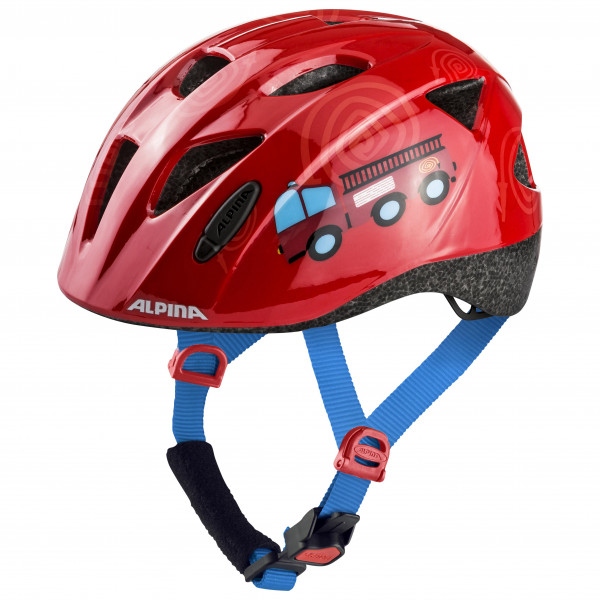 Alpina - Kid's Ximo - Radhelm Gr 45-49 cm;47-51 cm;49-54 cm rot;weiß von Alpina