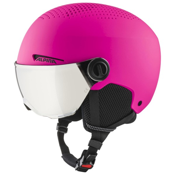 Alpina - Kid's Zupo Visor Q-Lite Mirror S3 - Skihelm Gr 48-52 cm rosa von Alpina