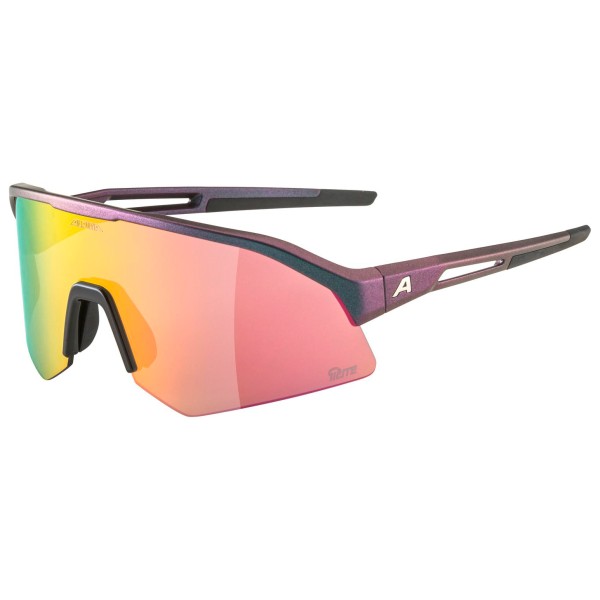 Alpina - Sonic HR Q-Lite Mirror Cat. 2 - Fahrradbrille bunt von Alpina