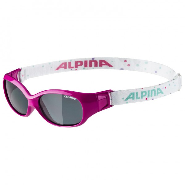 Alpina - Sports Flexxy Kids Ceramic Black S3 - Sonnenbrille bunt von Alpina