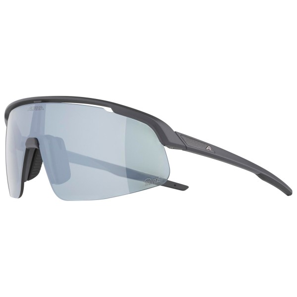 Alpina - Turbo Pro S Q-Lite Mirror S2 - Fahrradbrille grau von Alpina