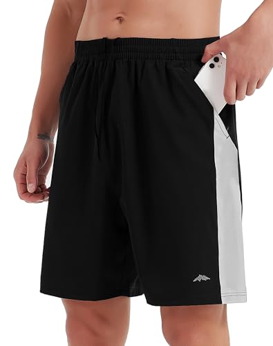 AlpinePulse Sporthose Herren Kurz Laufhose Schnelltrockende Sport Shorts Trainingshose Mit Reißverschlusstasche Kurze Hosen von AlpinePulse