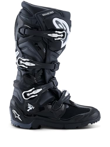 Alpinestars 2026 Tech 7 Enduro Boots 14, Schwarz/Anthrazit/Weiß von Alpinestars