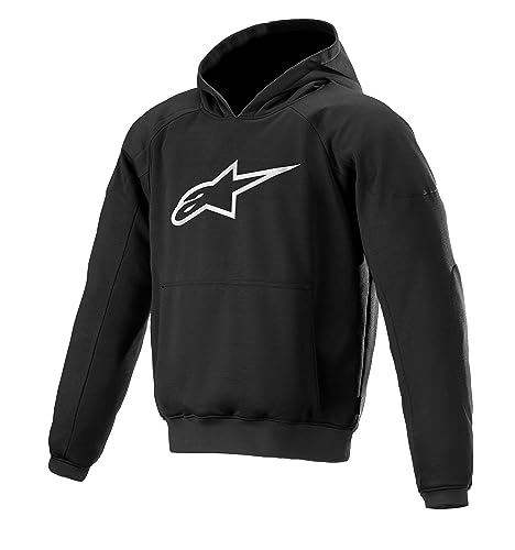 Alpinestars Ageless Hoodie Motorrad Kapuzenpullover Herren (schwarz), M, 4209221-10-M von Alpinestars