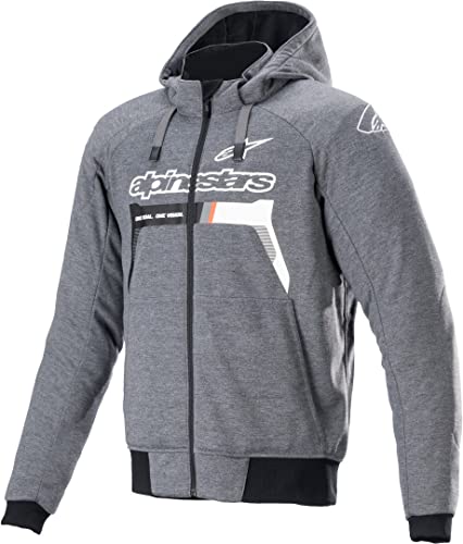 Alpinestars Chrome Ignition Hoodie Herren (grau/weiß), L von Alpinestars