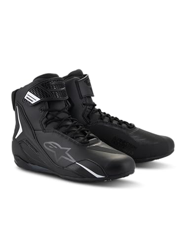 Alpinestars Faster 4 Herren Motorrad Schuhe Schwarz, 43.5 EU = 10.5 von Alpinestars