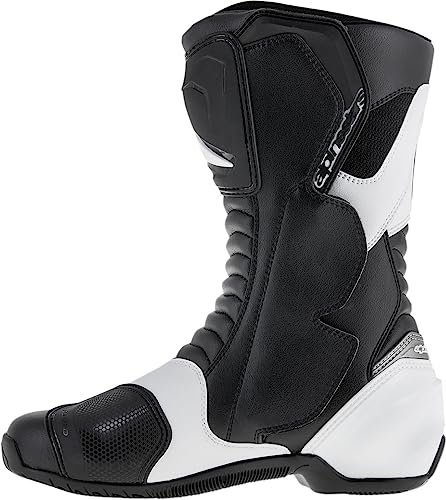 Alpinestars Herren 1 Motorradstiefel, Black White Yellow Fluo, 47 EU von Alpinestars