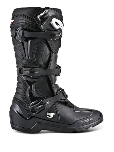 Alpinestars Herren 2013118-10-12 Tech 3 Enduro Stiefel, Schwarz, Größe 46, Multi von Alpinestars