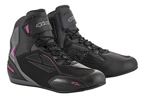 Alpinestars Herren 2540919-1139-7 Motorcycle Boot, Noir Gris Fuchsia, 38.5 EU von Alpinestars