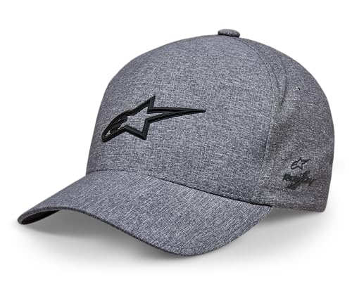 Alpinestars Herren Ageless Delta Hat Baseballkappe, Melange Grau, L/XL von Alpinestars