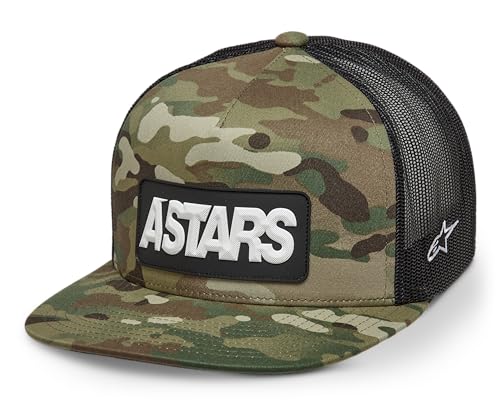 Alpinestars Herren Cache Trucker Hat Baseballkappe, Grün/Schwarz, One Size von Alpinestars