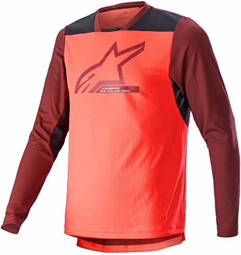 Alpinestars Herren Drop 6.0 Jersey, Fluoreszierendes Korallenrot, XL von Alpinestars