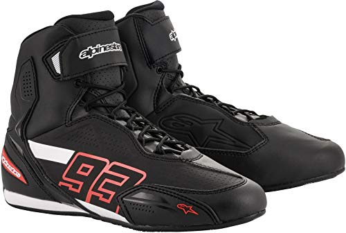 Alpinestars Herren Nc Motorradstiefel, Schwarz/Weiß/Rot, 45 EU von Alpinestars