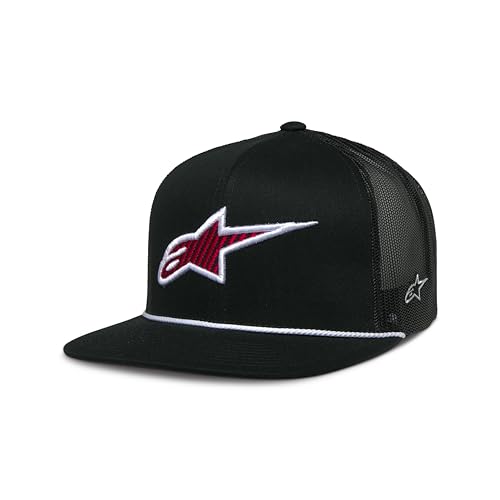 Alpinestars Herren Orion Trucker Hat Baseballkappe, Schwarz/Schwarz, One Size von Alpinestars