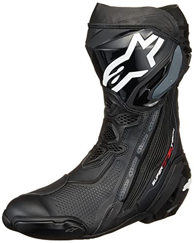 Alpinestars Herren Supertech R Motorradstiefel Ankle Boot, Schwarz, 44 EU von Alpinestars