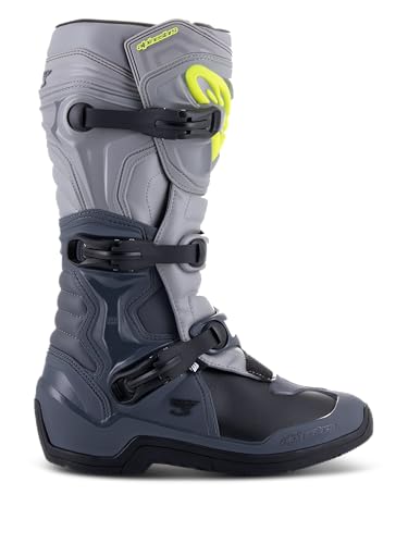 Alpinestars Herren Tech 3 Motocross Stiefel (Light Dark Grey,11 (45.5)) Schuhe, Grau, EU von Alpinestars
