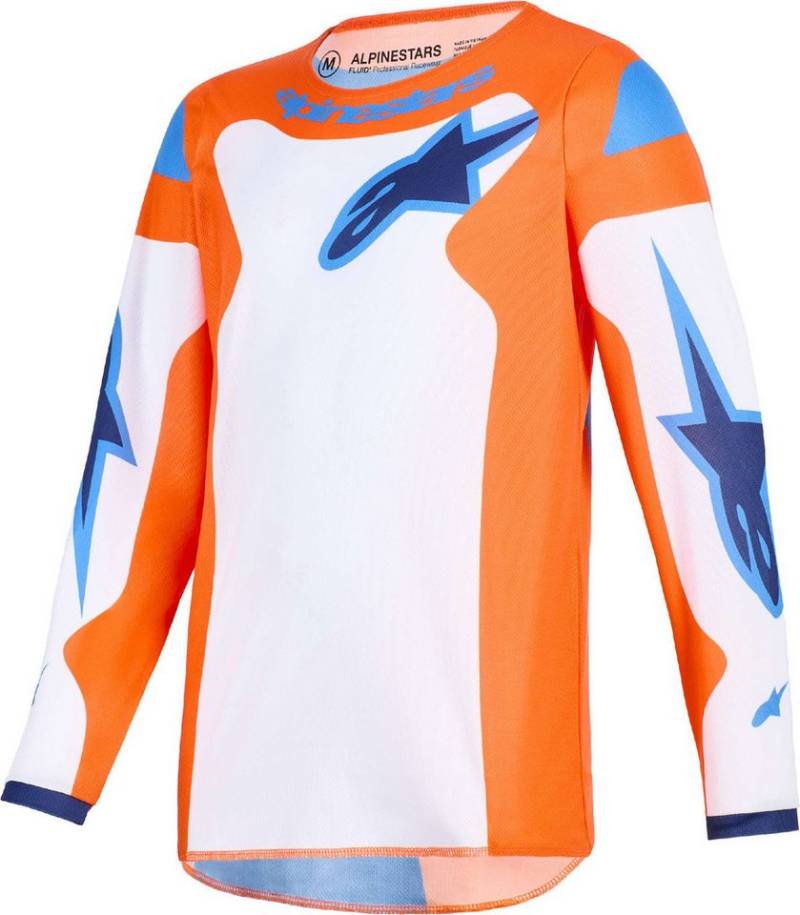 Alpinestars Motocross-Shirt Fluid Grid Jugend Motocross Jersey Atmungsaktiv schnelltrocknend von Alpinestars