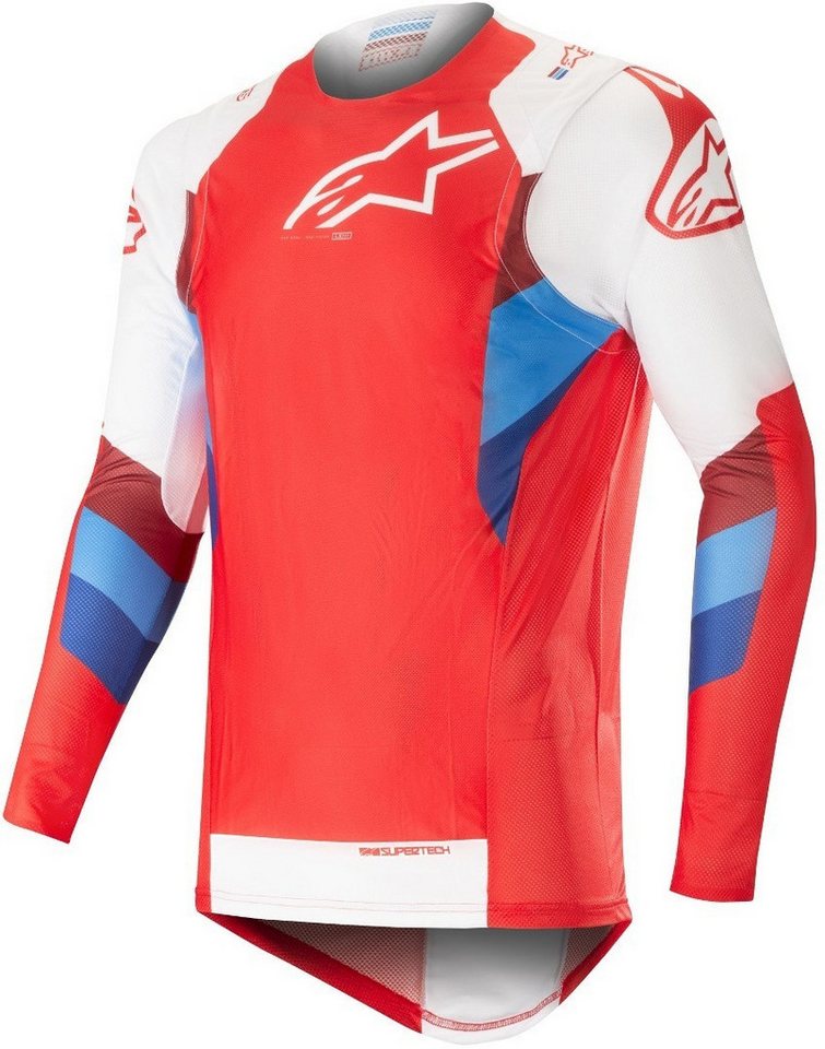Alpinestars Motocross-Shirt Supertech Motocross Jersey absorbierend von Alpinestars