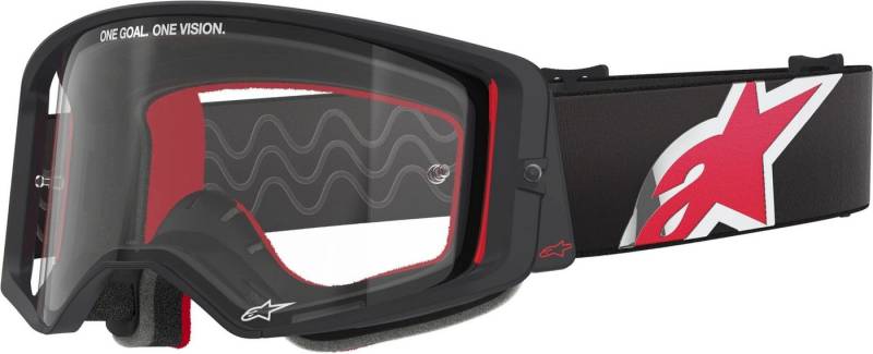Alpinestars Motorradbrille Supertech Corp Absolute Vision Stripe Motocross Brille von Alpinestars