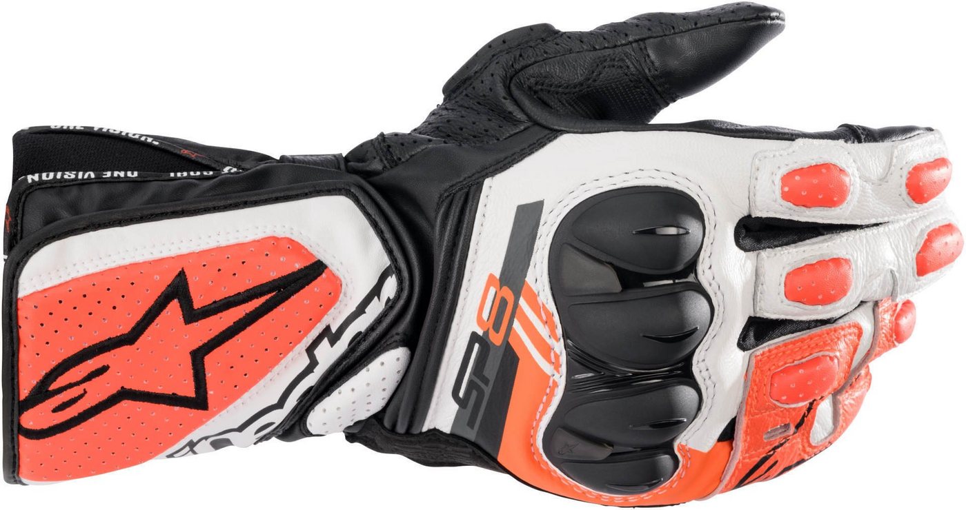 Alpinestars Motorradhandschuhe SP-8 V3 Motorradhandschuhe Atmungsaktiv abriebfest von Alpinestars
